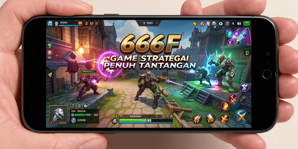 Tampilan gameplay menegangkan di 666F dengan strategi mendalam.