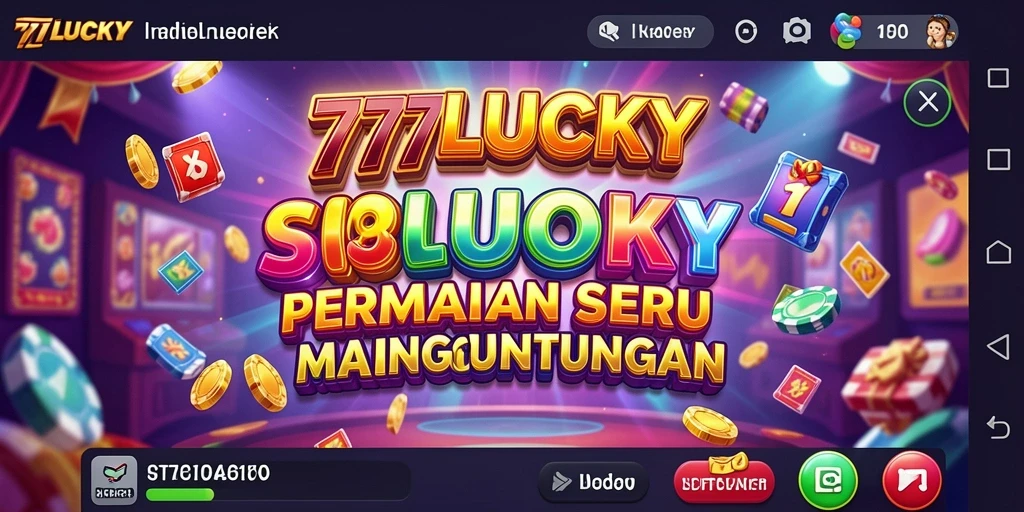 Tampilan gameplay menarik dalam 777LUCKY yang penuh warna.