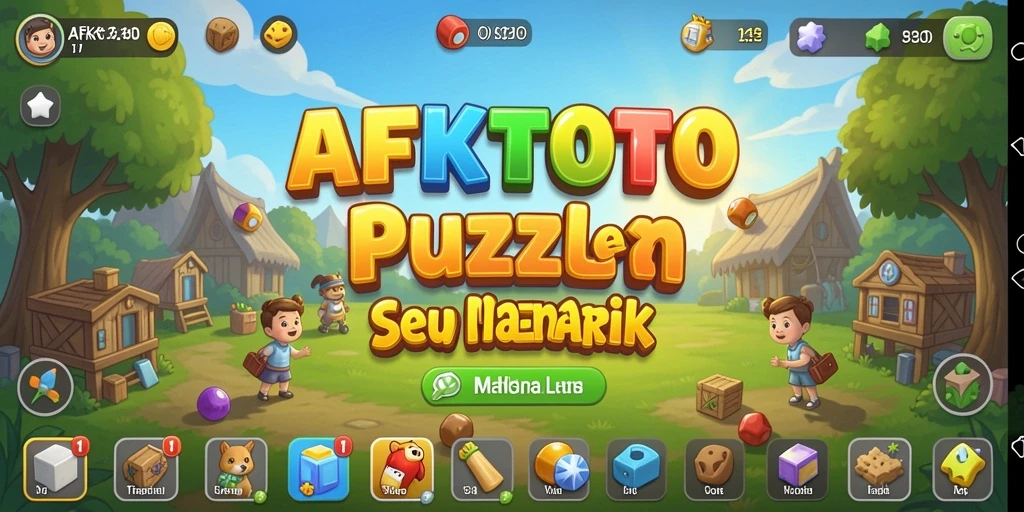 Screenshot gameplay AFKTOTO menampilkan tantangan Puzzle yang menarik.