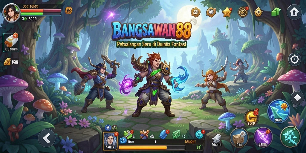 Menyajikan momen-momen seru dalam gameplay petualangan BANGSAWAN88.