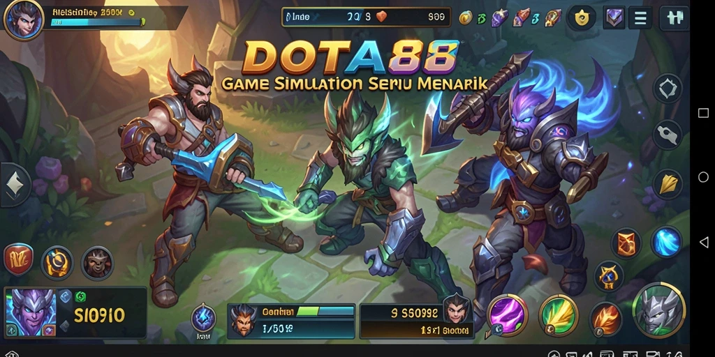 Tampilan gameplay DOTA88 yang mengasyikkan dan realistis.