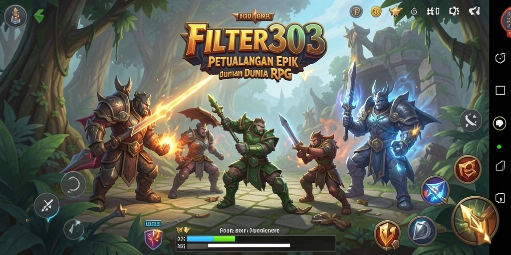 Tangkapan layar menampilkan aksi pertarungan epik di FILTER303.