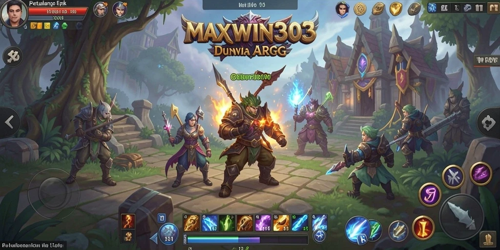 Tampilan gameplay MAXWIN303 yang penuh aksi dan petualangan.