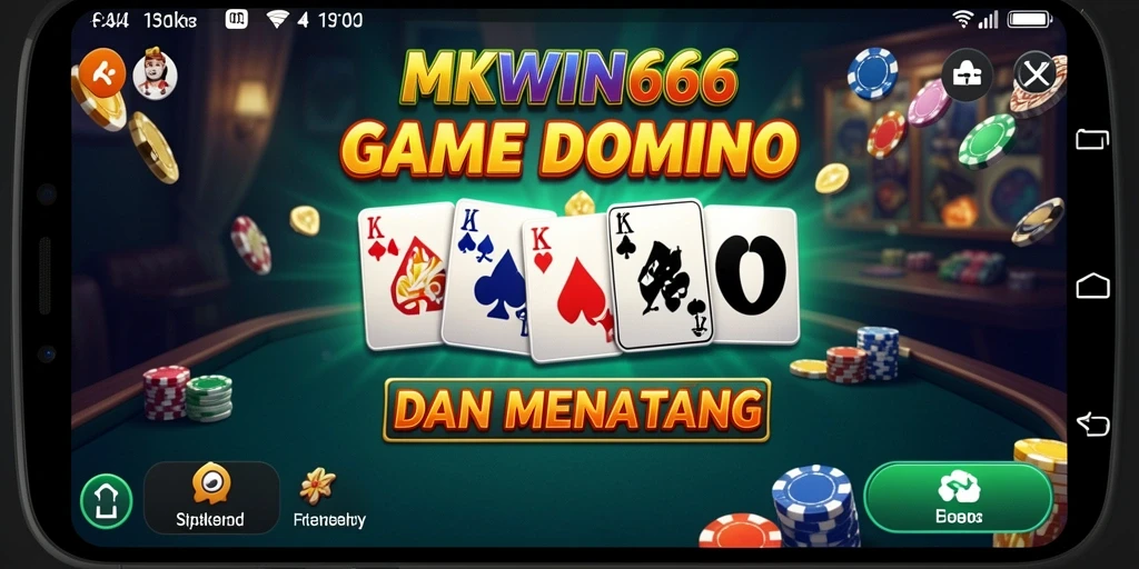 Screenshot gameplay MKWIN666 yang menunjukkan suasana kompetitif Domino.