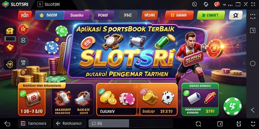 Tampilan antarmuka menarik saat bermain SLOTSRI di Sportsbook.