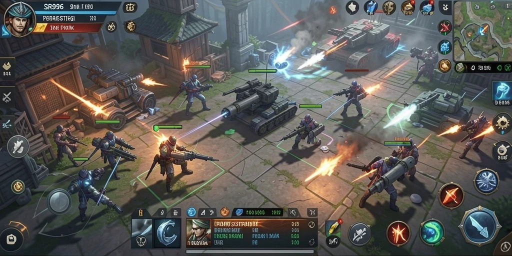 Tampilan gameplay SR996 yang mendebarkan dan penuh strategi.
