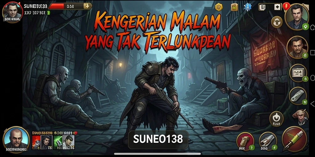 Tangkapan layar SUNEO138 menampilkan suasana Horror yang mencekam saat menjelajahi area gelap.