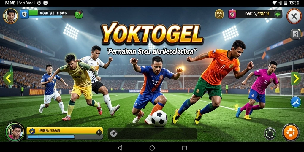 Screenshot gameplay YOKTOGEL menampilkan aksi seru olahraga.
