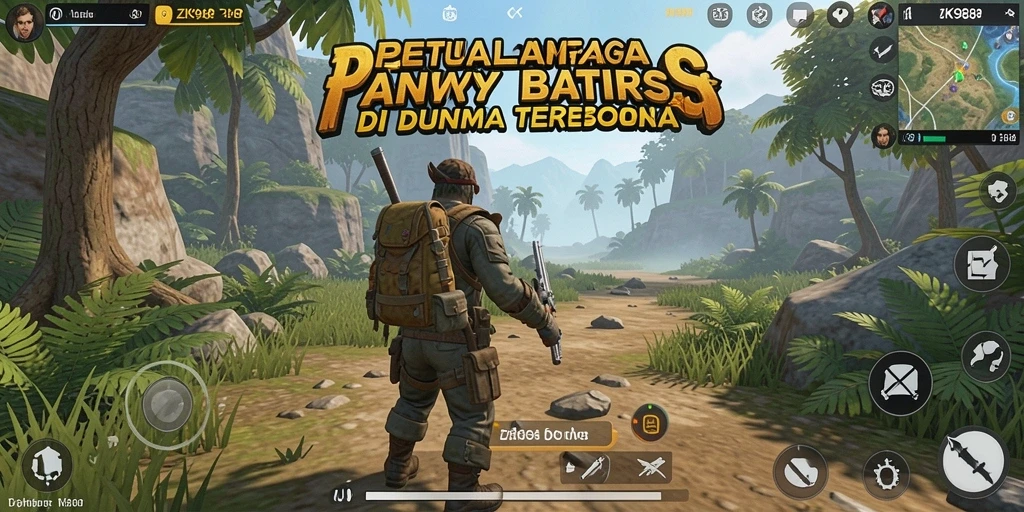 Tampilan gameplay ZK988 yang menakjubkan dalam dunia terbuka.